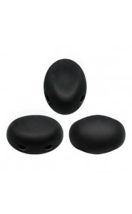 Les perles par Puca® Samos beads Jet mat 23980/84100